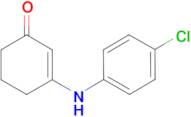 3-[(4-chlorophenyl)amino]cyclohex-2-en-1-one