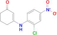 3-[(2-chloro-4-nitrophenyl)amino]cyclohex-2-en-1-one