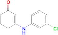 3-[(3-chlorophenyl)amino]cyclohex-2-en-1-one