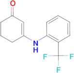 3-{[2-(trifluoromethyl)phenyl]amino}cyclohex-2-en-1-one