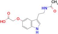 ({3-[2-(acetylamino)ethyl]-1H-indol-5-yl}oxy)acetic acid