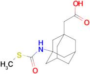 (3-{[(methylthio)carbonyl]amino}-1-adamantyl)acetic acid