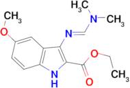 ethyl 3-{[(1E)-(dimethylamino)methylene]amino}-5-methoxy-1H-indole-2-carboxylate