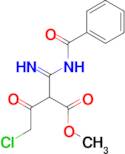 methyl (2Z)-3-amino-3-(benzoylamino)-2-(chloroacetyl)acrylate