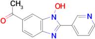 1-(1-hydroxy-2-pyridin-3-yl-1H-benzimidazol-6-yl)ethanone
