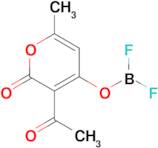 3-acetyl-6-methyl-2-oxo-2H-pyran-4-yl difluoridoborate