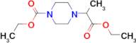 ethyl 4-(2-ethoxy-1-methyl-2-oxoethyl)piperazine-1-carboxylate