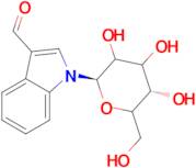 1-[(2R,3S,4S,5S)-3,4,5-trihydroxy-6-(hydroxymethyl)tetrahydro-2H-pyran-2-yl]-1H-indole-3-carbaldeh…