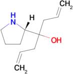 4-[(2S)-pyrrolidin-2-yl]hepta-1,6-dien-4-ol