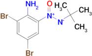 [2,4-dibromo-6-(tert-butyl-NNO-azoxy)phenyl]amine