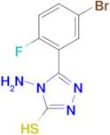 4-amino-5-(5-bromo-2-fluorophenyl)-4H-1,2,4-triazole-3-thiol