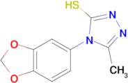 4-(1,3-benzodioxol-5-yl)-5-methyl-4H-1,2,4-triazole-3-thiol