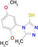 4-(2,5-dimethoxyphenyl)-5-methyl-4H-1,2,4-triazole-3-thiol