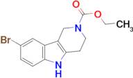 ethyl 8-bromo-1,3,4,5-tetrahydro-2H-pyrido[4,3-b]indole-2-carboxylate