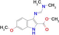 methyl 3-{[(1E)-(dimethylamino)methylene]amino}-6-methoxy-1H-indole-2-carboxylate