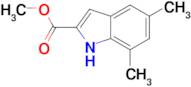 methyl 5,7-dimethyl-1H-indole-2-carboxylate