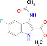 methyl 3-(acetylamino)-5-fluoro-1H-indole-2-carboxylate