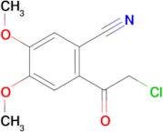2-(chloroacetyl)-4,5-dimethoxybenzonitrile