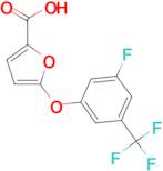 5-[3-fluoro-5-(trifluoromethyl)phenoxy]-2-furoic acid