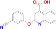 2-(3-cyanophenoxy)quinoline-4-carboxylic acid