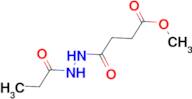 methyl 4-oxo-4-(2-propionylhydrazino)butanoate