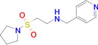 N-(pyridin-4-ylmethyl)-2-(pyrrolidin-1-ylsulfonyl)ethanamine
