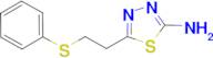 5-[2-(phenylthio)ethyl]-1,3,4-thiadiazol-2-amine