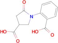 1-(2-carboxyphenyl)-5-oxopyrrolidine-3-carboxylic acid