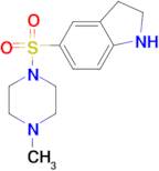 5-[(4-methylpiperazin-1-yl)sulfonyl]indoline