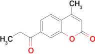 4-methyl-7-propionyl-2H-chromen-2-one