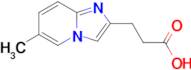 3-(6-methylimidazo[1,2-a]pyridin-2-yl)propanoic acid