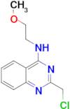 2-(chloromethyl)-N-(2-methoxyethyl)quinazolin-4-amine