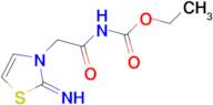 ethyl [(2-imino-1,3-thiazol-3(2H)-yl)acetyl]carbamate