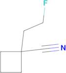 1-(2-fluoroethyl)cyclobutanecarbonitrile