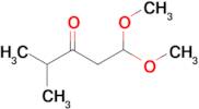 1,1-dimethoxy-4-methylpentan-3-one