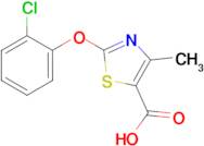2-(2-chlorophenoxy)-4-methyl-1,3-thiazole-5-carboxylic acid