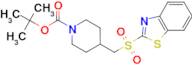 tert-butyl 4-[(1,3-benzothiazol-2-ylsulfonyl)methyl]piperidine-1-carboxylate