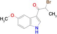 2-bromo-1-(5-methoxy-1H-indol-3-yl)propan-1-one