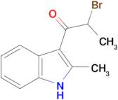 2-bromo-1-(2-methyl-1H-indol-3-yl)propan-1-one