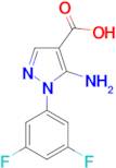 5-amino-1-(3,5-difluorophenyl)-1H-pyrazole-4-carboxylic acid
