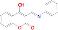 4-hydroxy-3-[(E)-(phenylimino)methyl]-2H-chromen-2-one