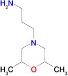 [3-(2,6-dimethylmorpholin-4-yl)propyl]amine