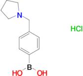 [4-(Pyrrolidin-1-ylmethyl)phenyl]boronic acid hydrochloride