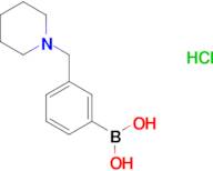 [3-(piperidin-1-ylmethyl)phenyl]boronic acid hydrochloride