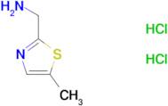 [(5-methyl-1,3-thiazol-2-yl)methyl]amine dihydrochloride