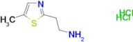 [2-(5-methyl-1,3-thiazol-2-yl)ethyl]amine dihydrochloride