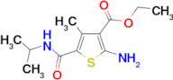 ethyl 2-amino-5-[(isopropylamino)carbonyl]-4-methylthiophene-3-carboxylate