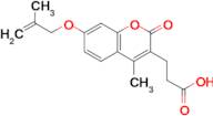 3-{4-methyl-7-[(2-methylprop-2-en-1-yl)oxy]-2-oxo-2H-chromen-3-yl}propanoic acid