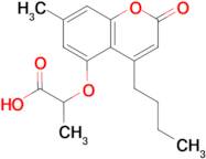 2-[(4-butyl-7-methyl-2-oxo-2H-chromen-5-yl)oxy]propanoic acid