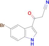 3-(5-bromo-1H-indol-3-yl)-3-oxopropanenitrile
